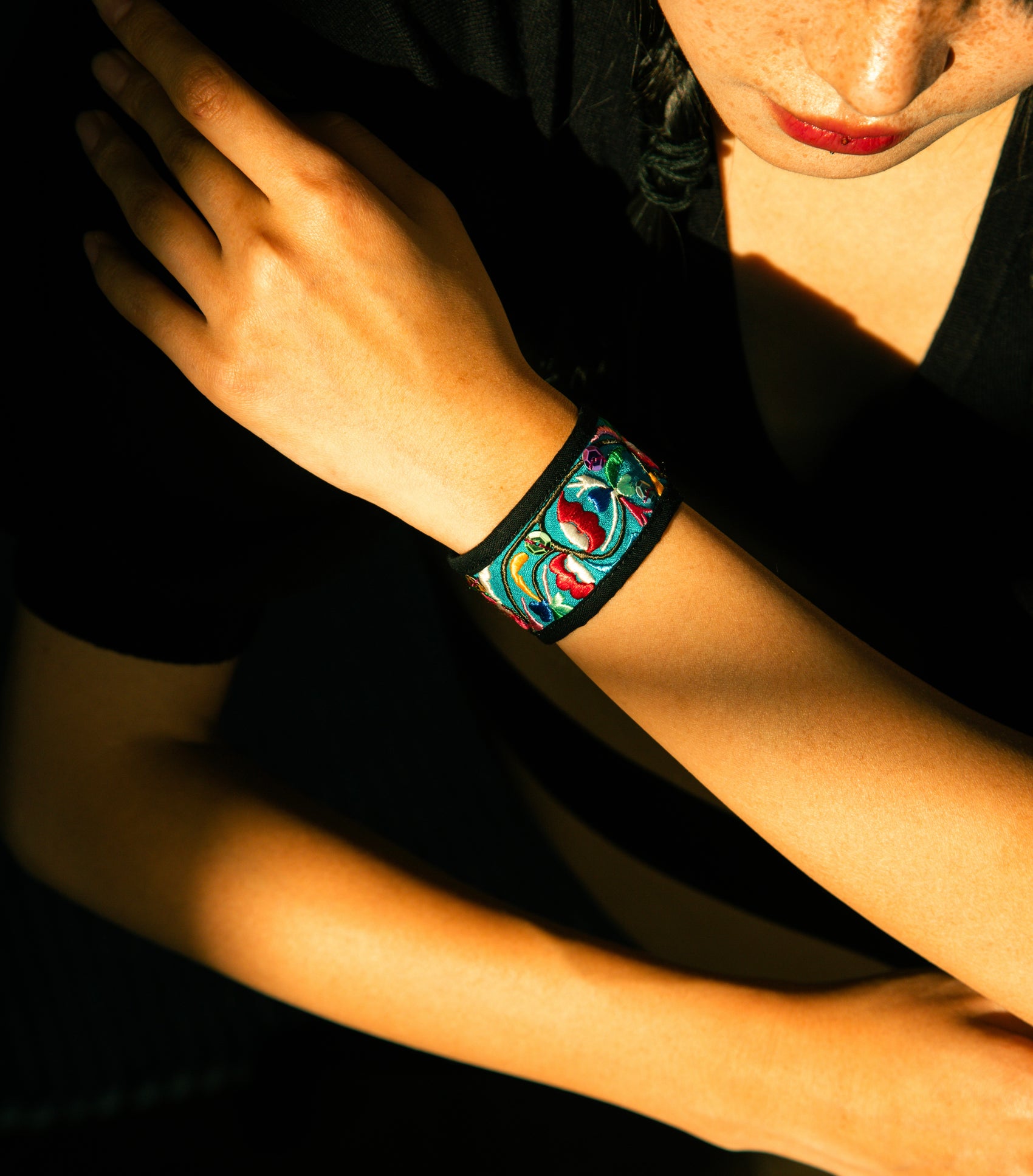 Embroidered Bracelet — No. 11