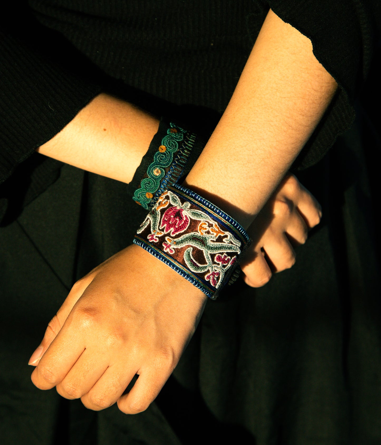 Embroidered Bracelet — No. 09