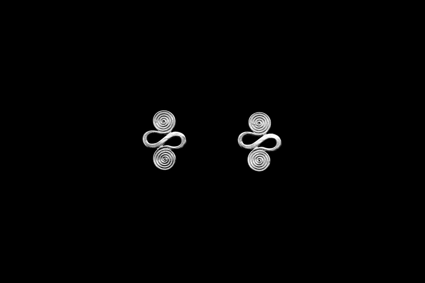 Whirlpool Axis Form Earrings