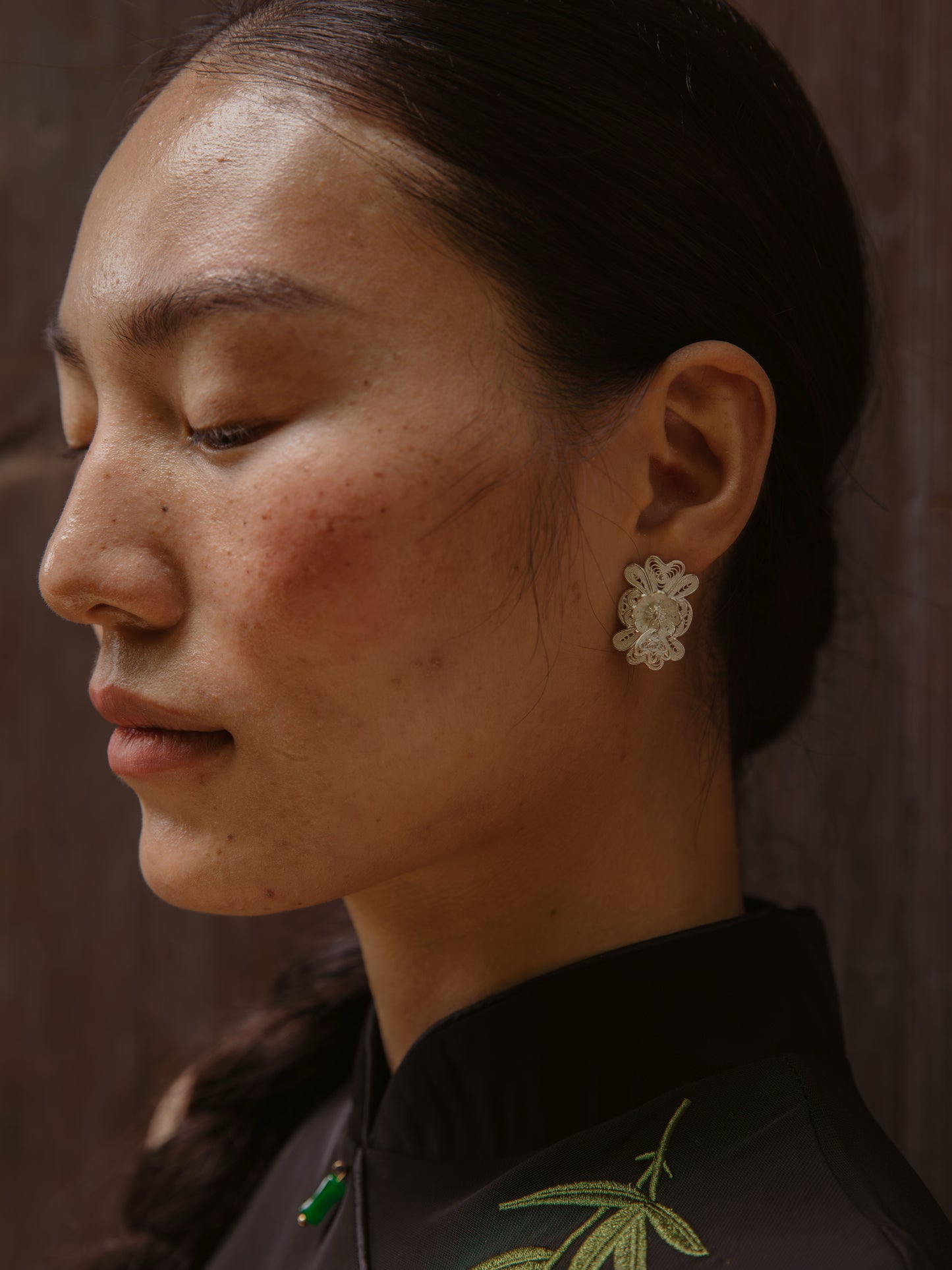 Filigree Cluster Motif Earrings