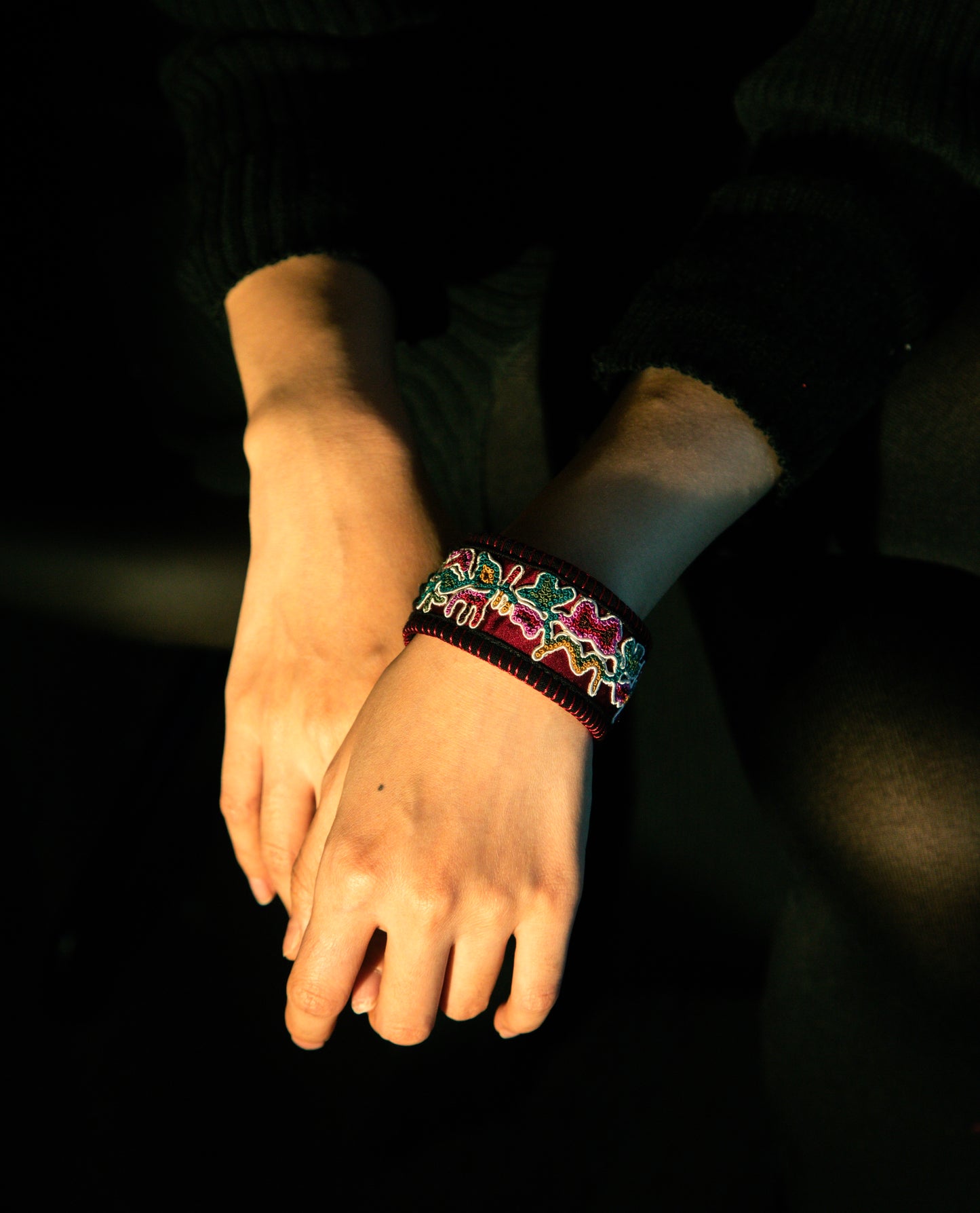 Embroidered Bracelet — No. 02