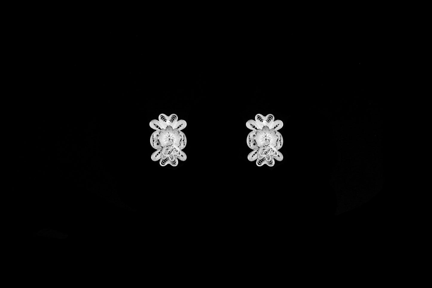 Filigree Cluster Motif Earrings
