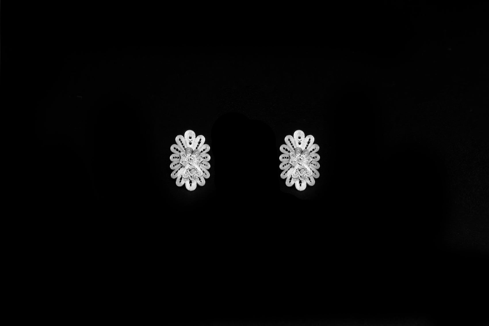 Filigree Flame Earrings