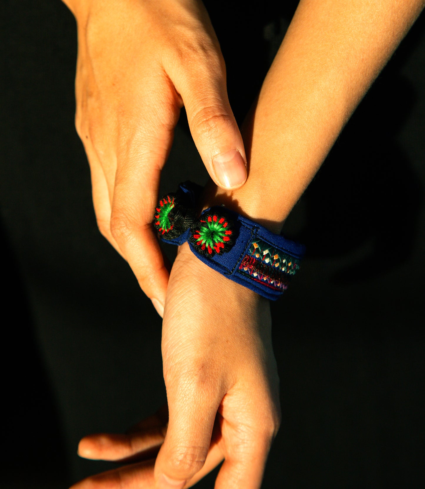 Embroidered Bracelet — No. 10