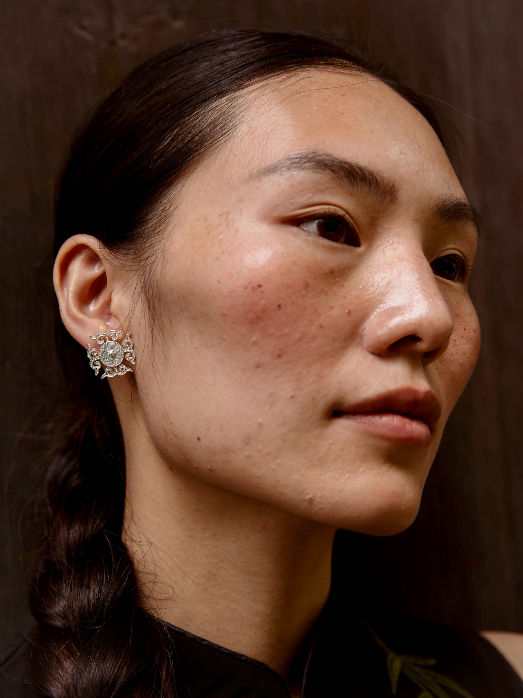 Geometric Axial Earrings