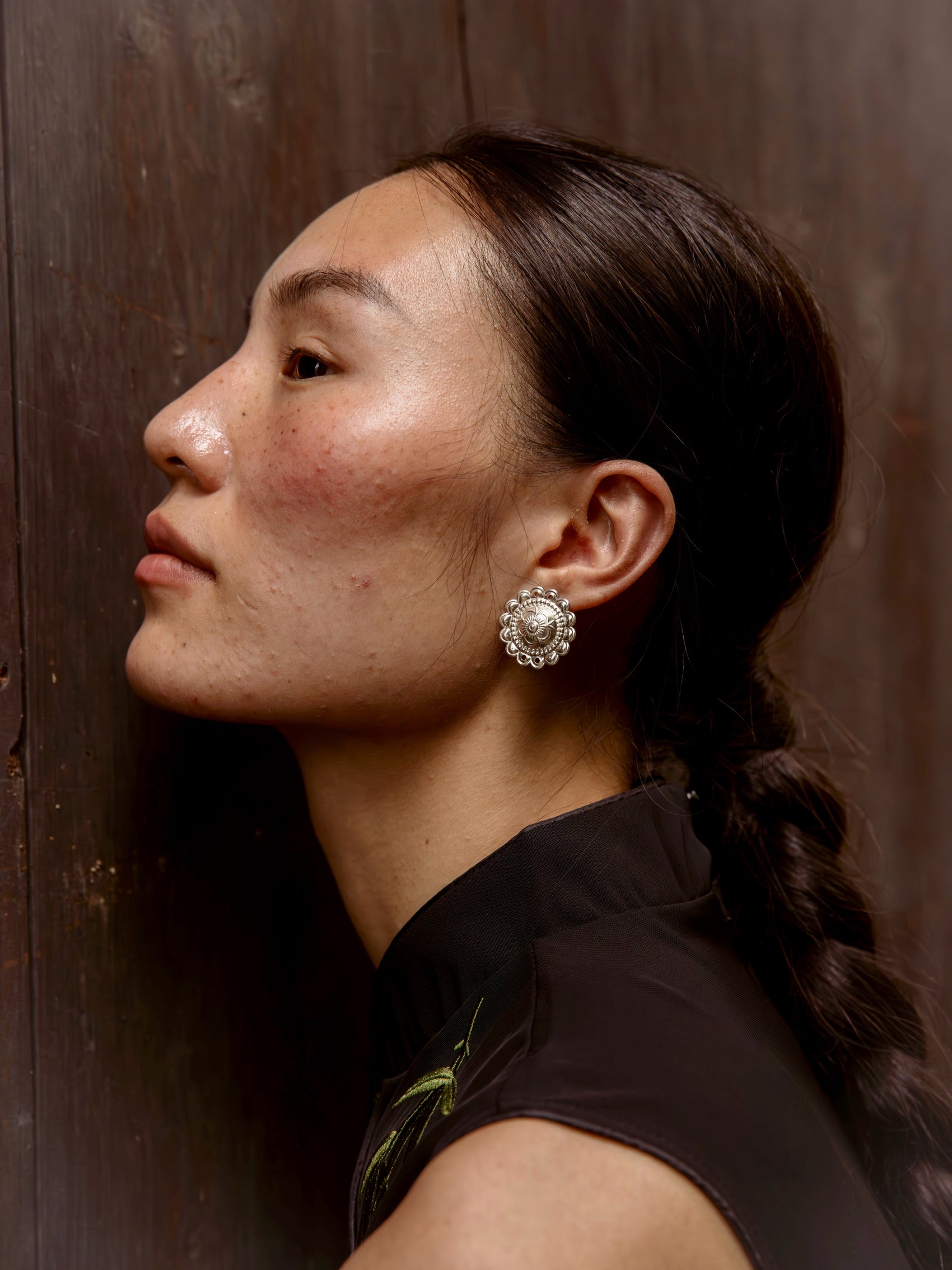 Floral Concentric Earrings