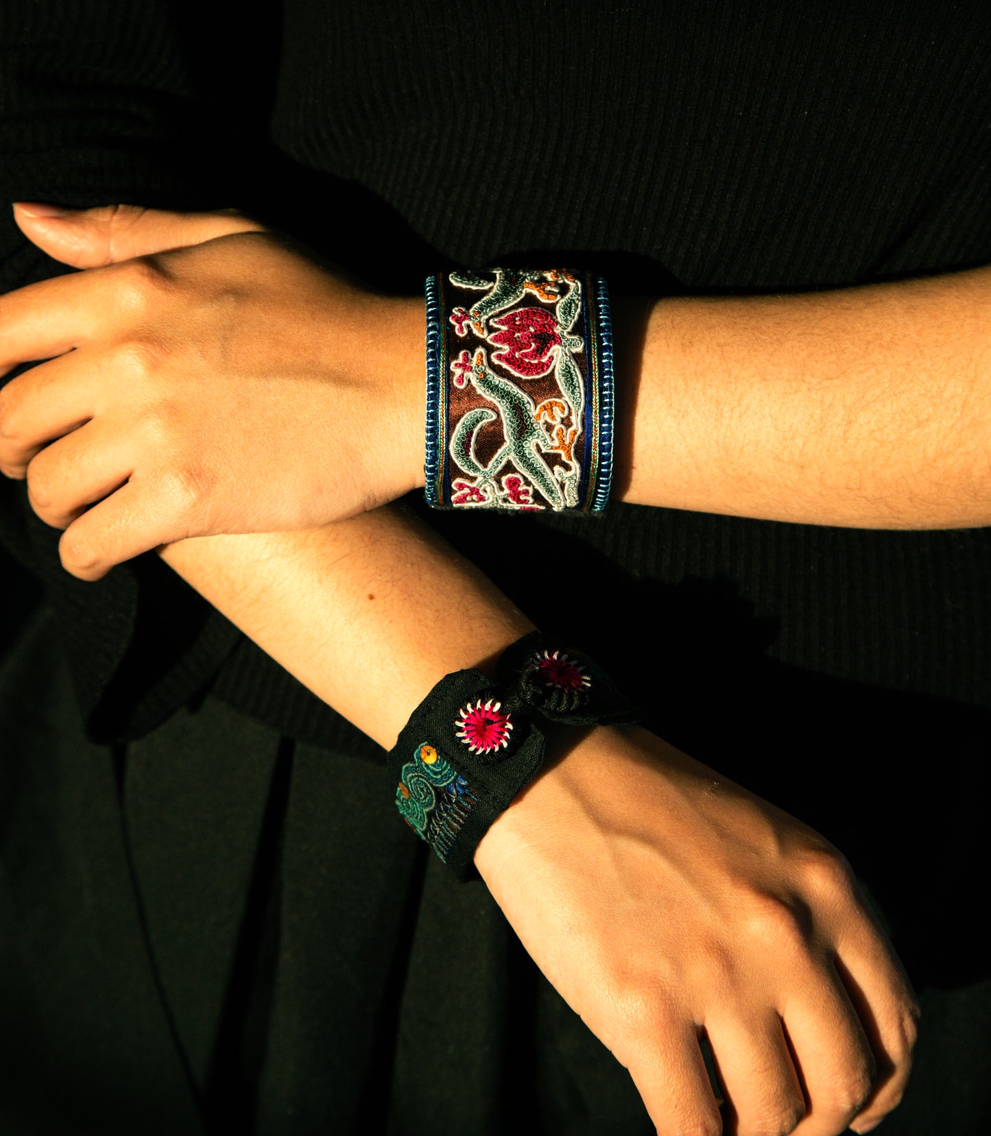 Embroidered Bracelet — No. 08