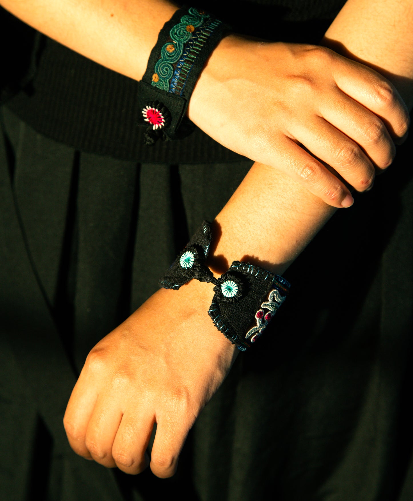 Embroidered Bracelet — No. 09