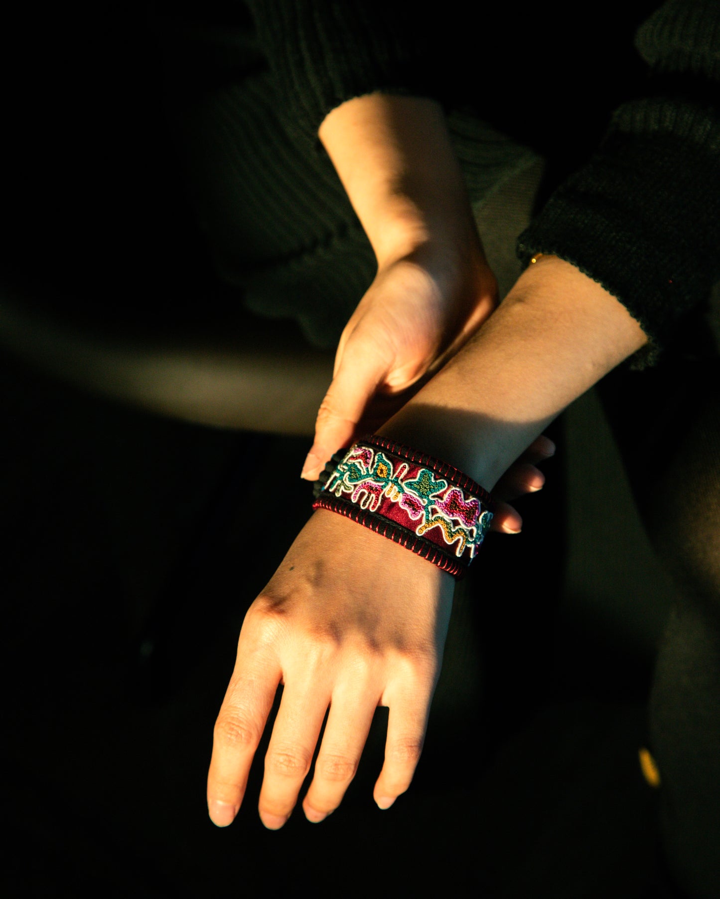 Embroidered Bracelet — No. 02