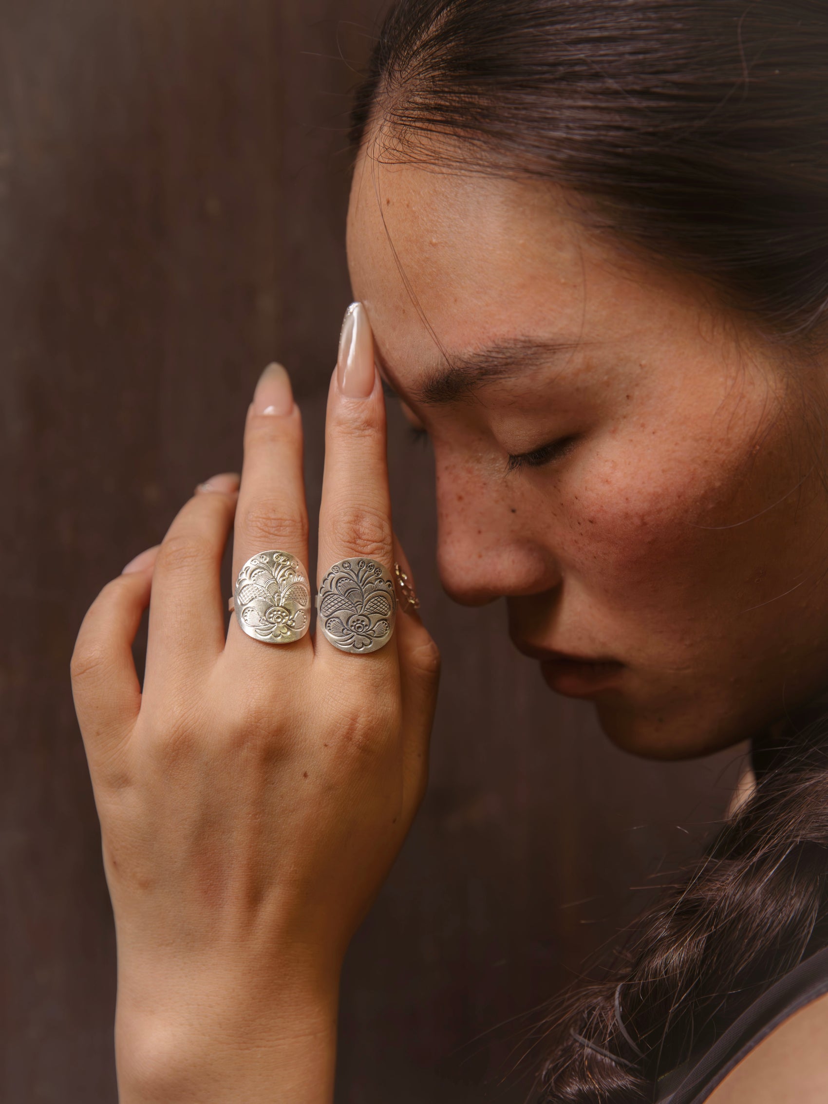 Wax-Resist Butterfly Ring