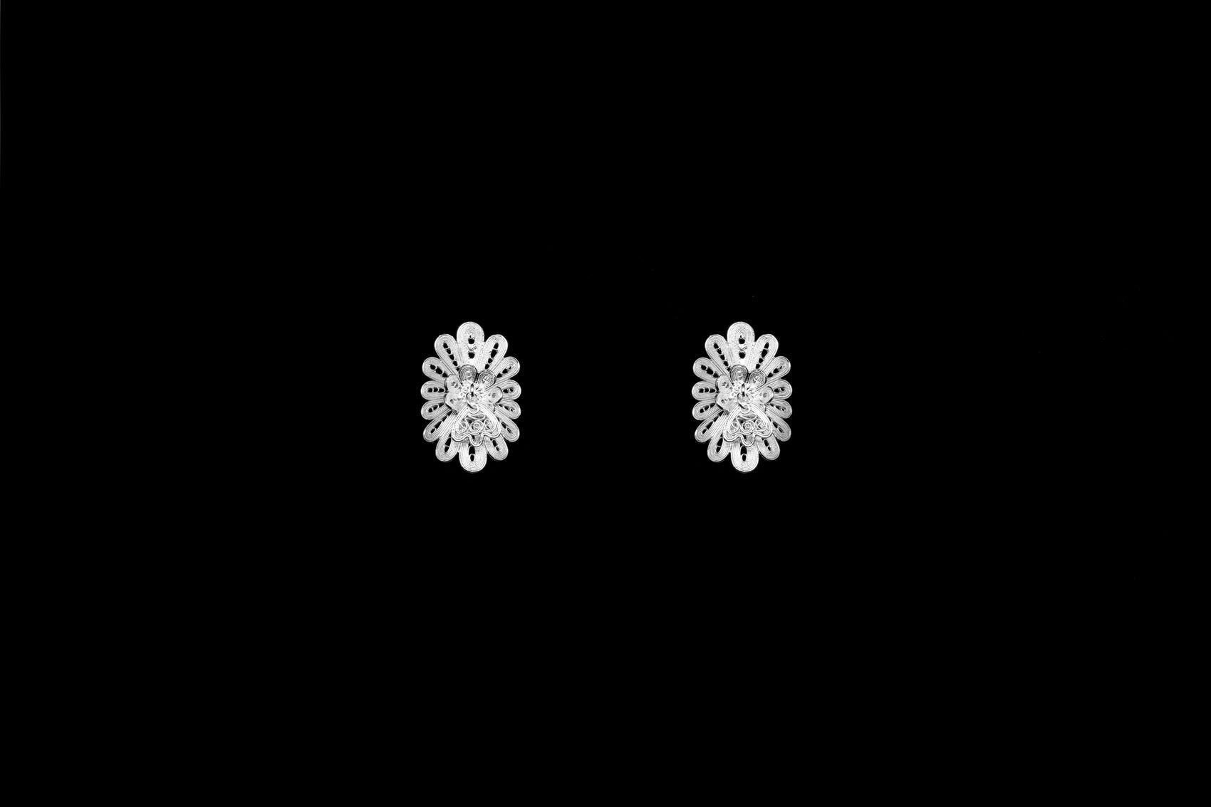 Flame Cluster Earrings