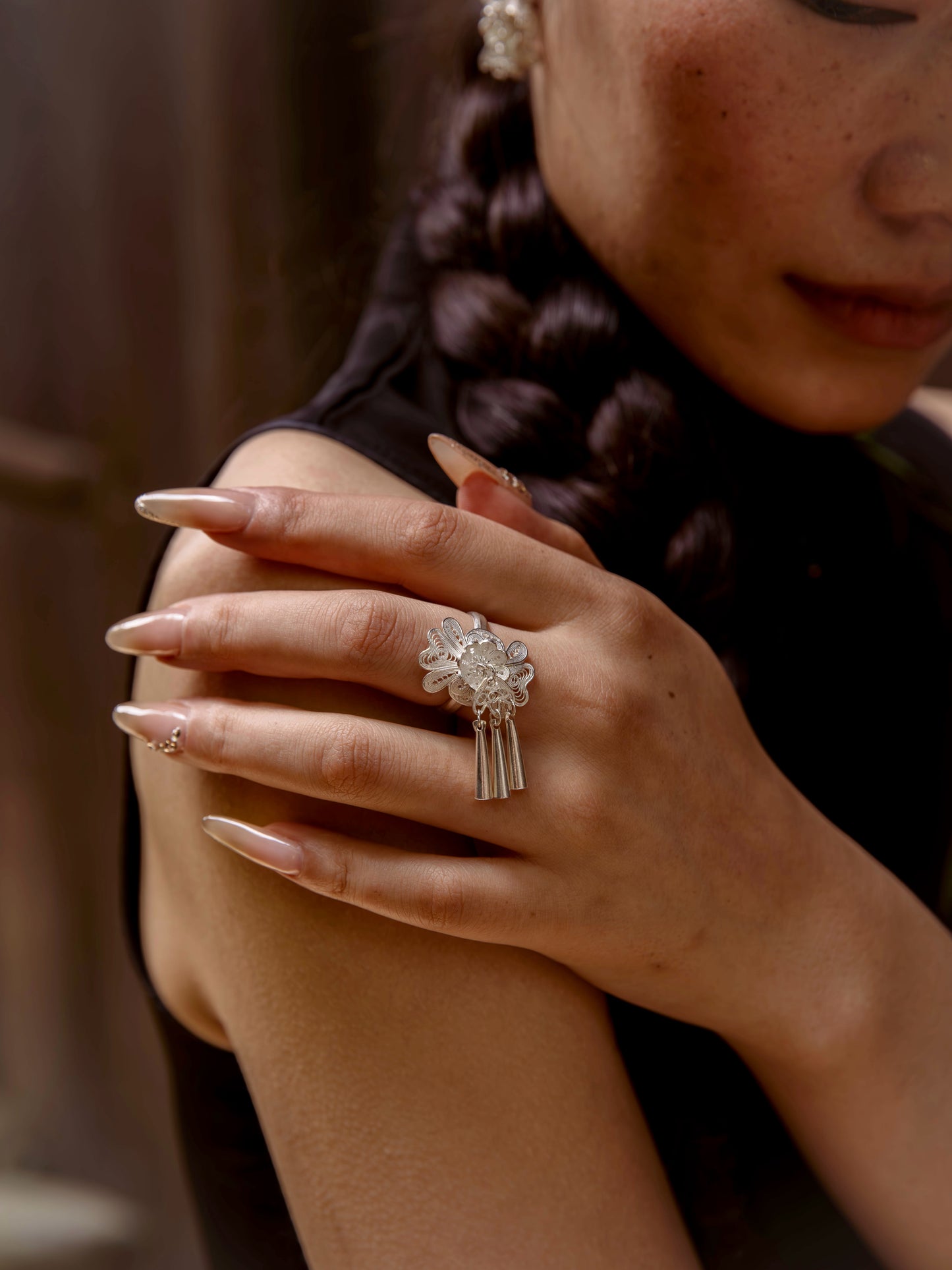 Floral Cluster Ring