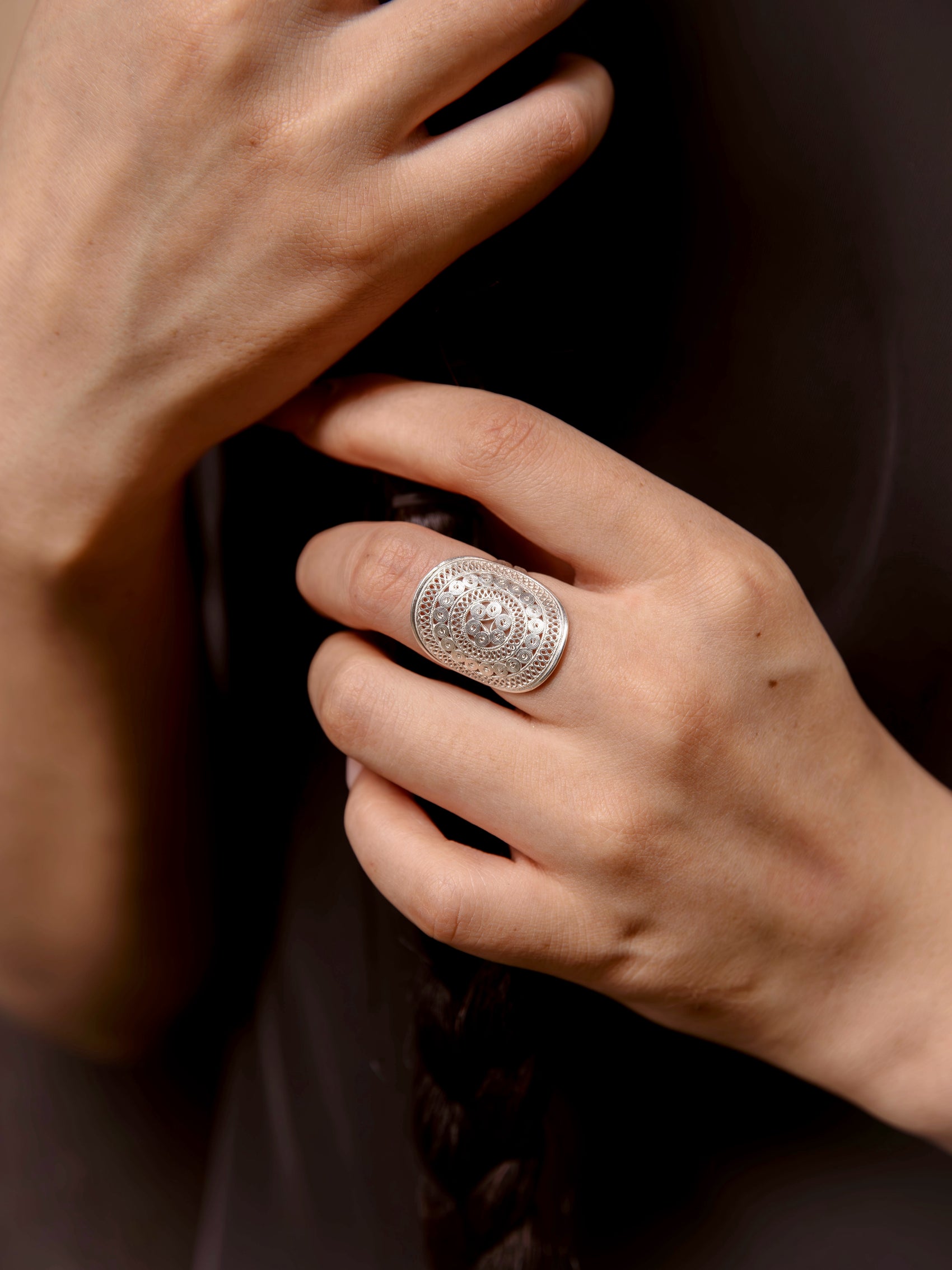 Oval Concentric Ring