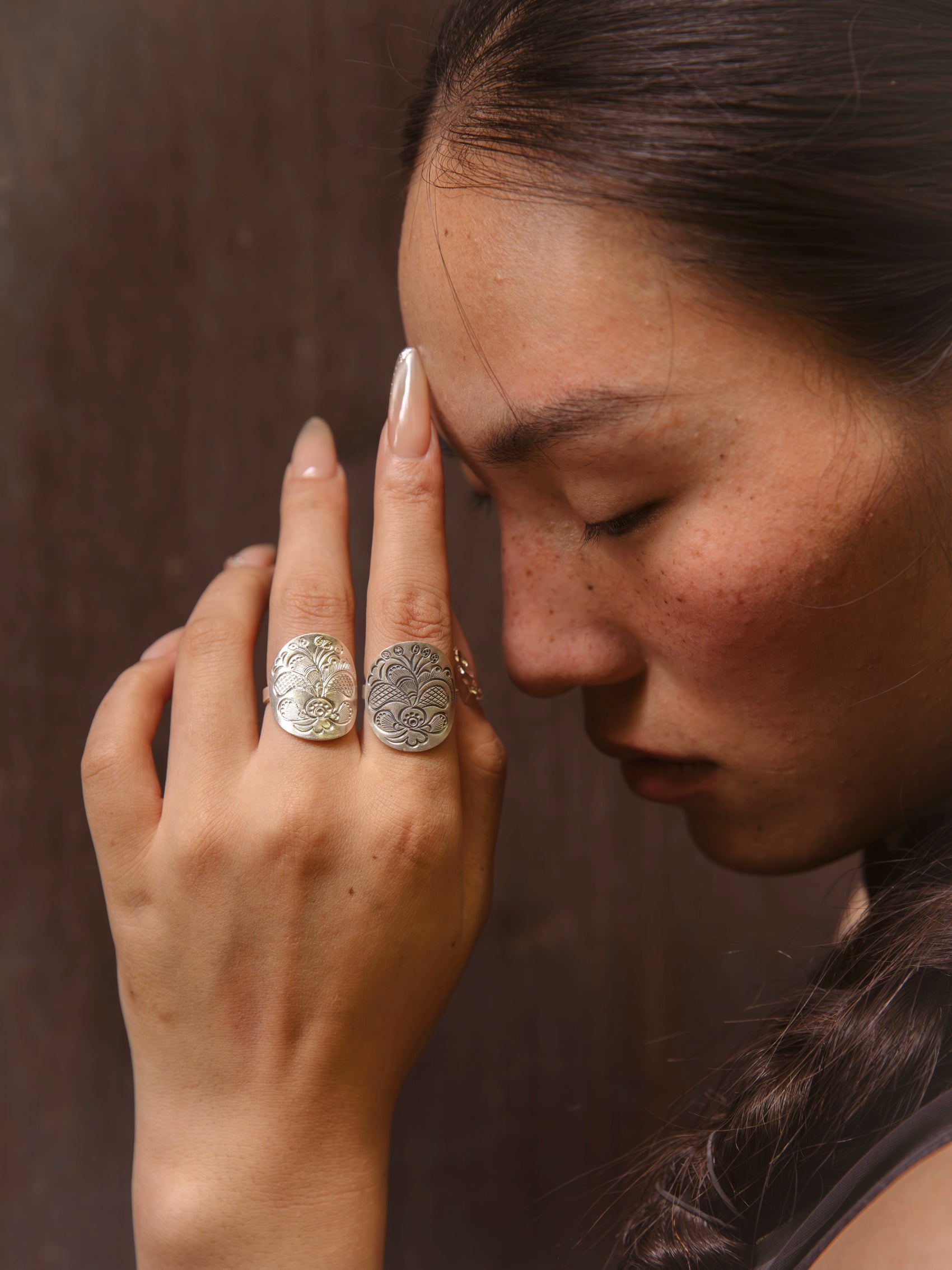 Wax-Resist Butterfly Ring